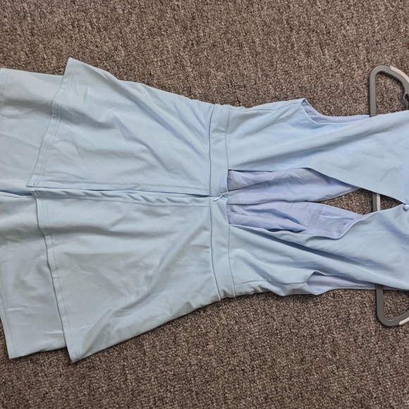 New Baby Blue open from shorts romper - Picture 4 of 13